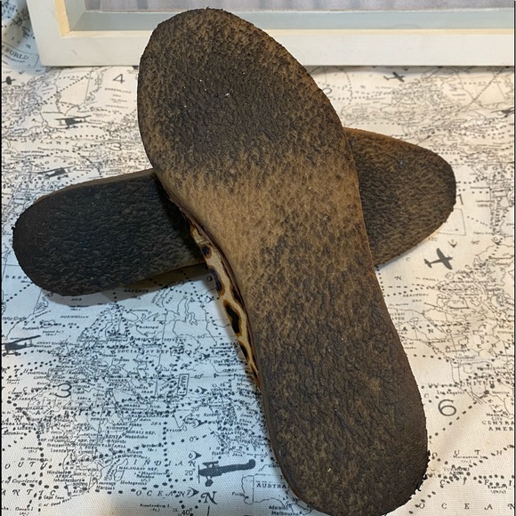 LOAFERS VINCE CAMUTO SIGNATURE SELECTION Real Calf Hair Loafers Cheetah EUC 8B - Picture 7 of 7